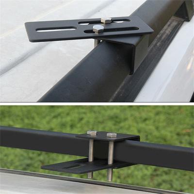 2 Pièces Support de Lumière de Barre LED de Galerie de Toit en Métal pour Voiture 4x4 SUV