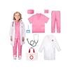 Children Doctor Role Play Set White Coat Nurse Costume Dress Up Pretend Play Toy