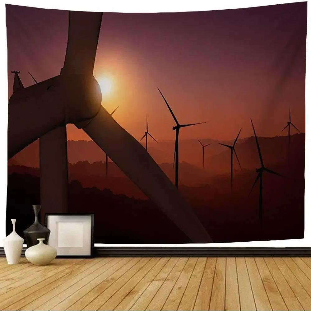 Гобелен с изображением ветряной турбины — фото 11