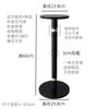 Modern Round Plant Stand - Solid Walnut Wood Side Table with Storage Shelf for Living Room, Bedroom, Balcony & Sofa Corner