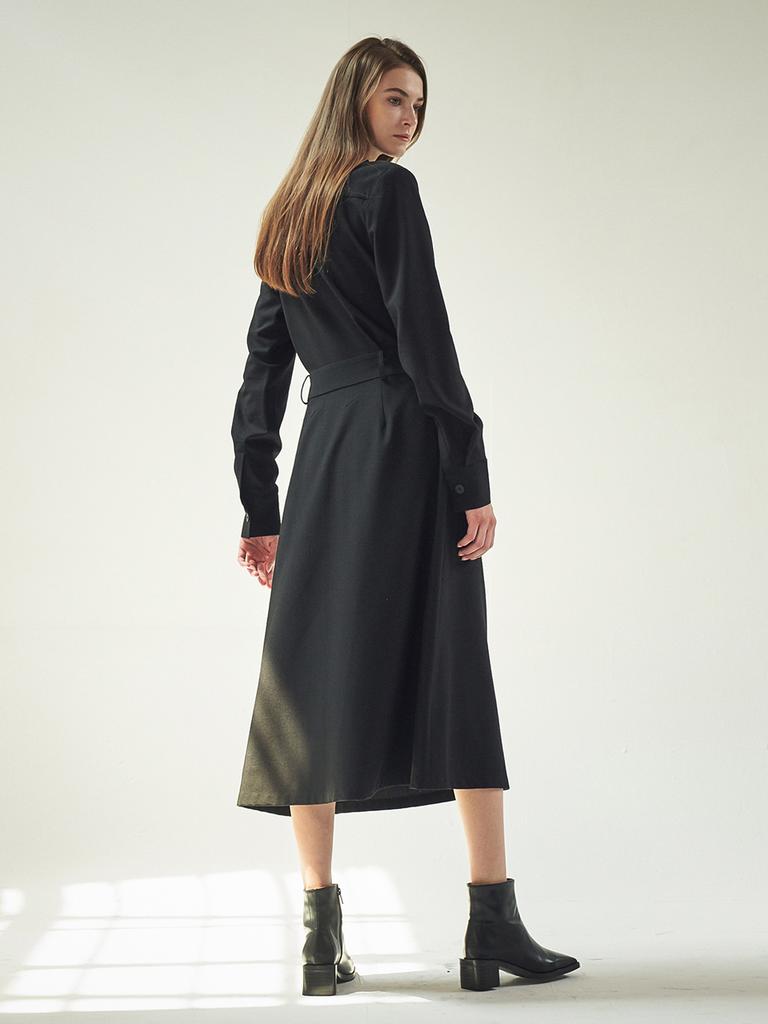 ACUD Two-Way Shirt Dress_Beige