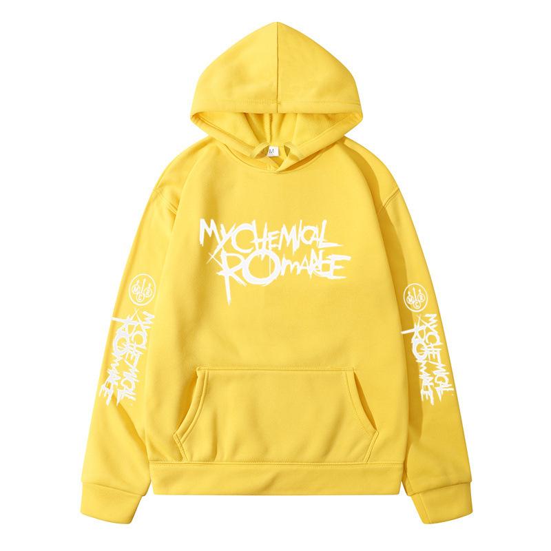 My Chemical Romance Mcr Band Printed Casual Sweatshirt Men's And Women's Same High Quality Fashion Loose Oversized Hoodie