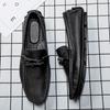 Casual Leather Shoes Men Stylish Men Shoes Genuine Leather Men Loafers Moccasins Slip On Men's Flats Male Luxury Brand Italian