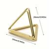 Triangular Name Card Holders, Hotel Table Number Stands, Desktop Note Clips, Upright Metal Message Clips, Postcard and Wedding Photo Clips in Rose Gol