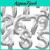 Vielseitige 16" Gold Silber Buchstaben Zahlen Ballons Für Jedes Festliche Event Dekor