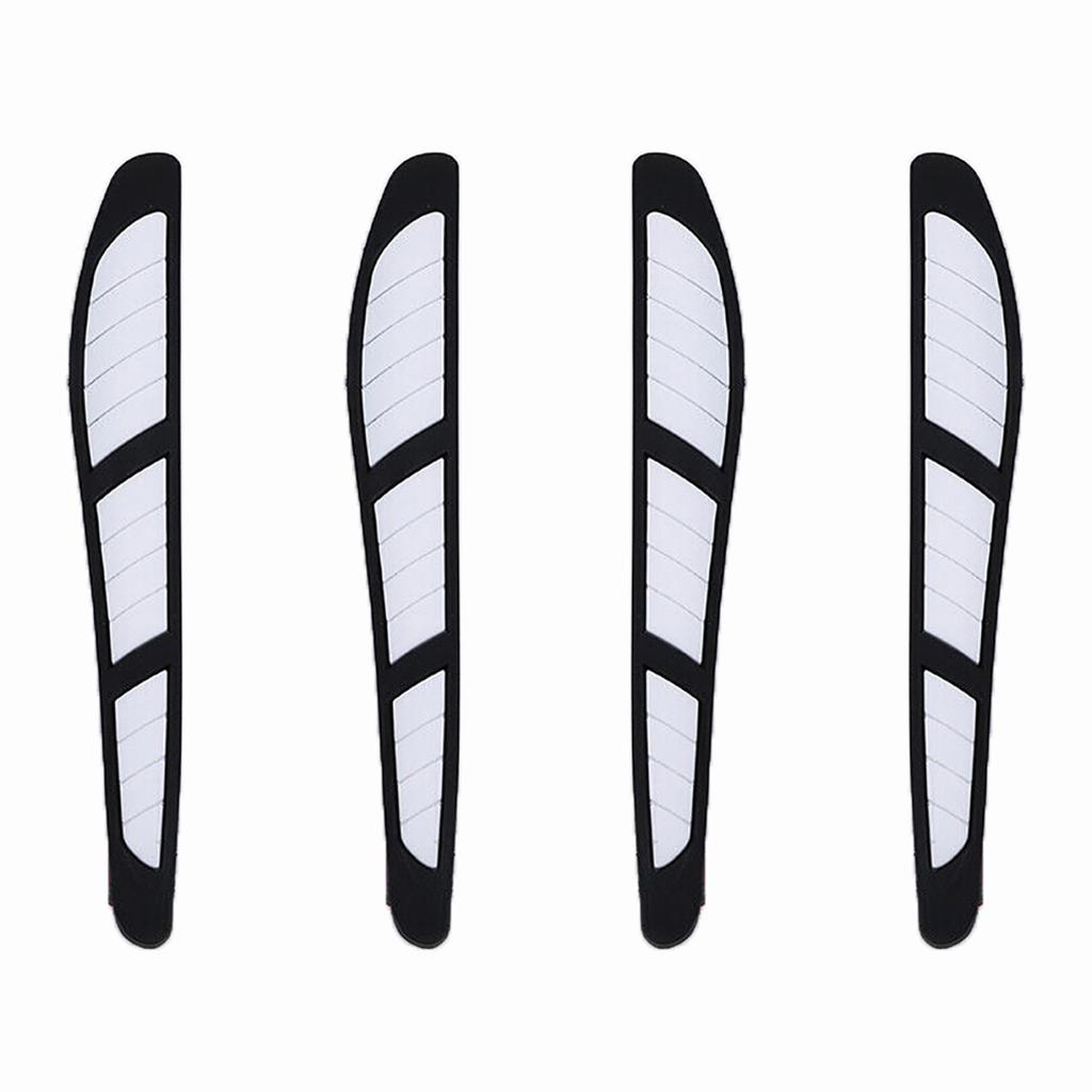 2/4pcs Edges Rearview Mirror Guard Strip Protector Anti-collision Sticker Fashion Cars Accessory