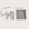 1/4pcs-Bow Style Jewelry Box Gift Box Necklace Jewelry Packaging Box Packaging Box Gift Box, Wedding Supplies