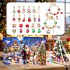 DIY Christmas Bracelet Advent Calendar Kit with Tree Xmas Countdown Calendar Xmas Bracelets Toy Arrival Calendar Xmas Ideal Gift