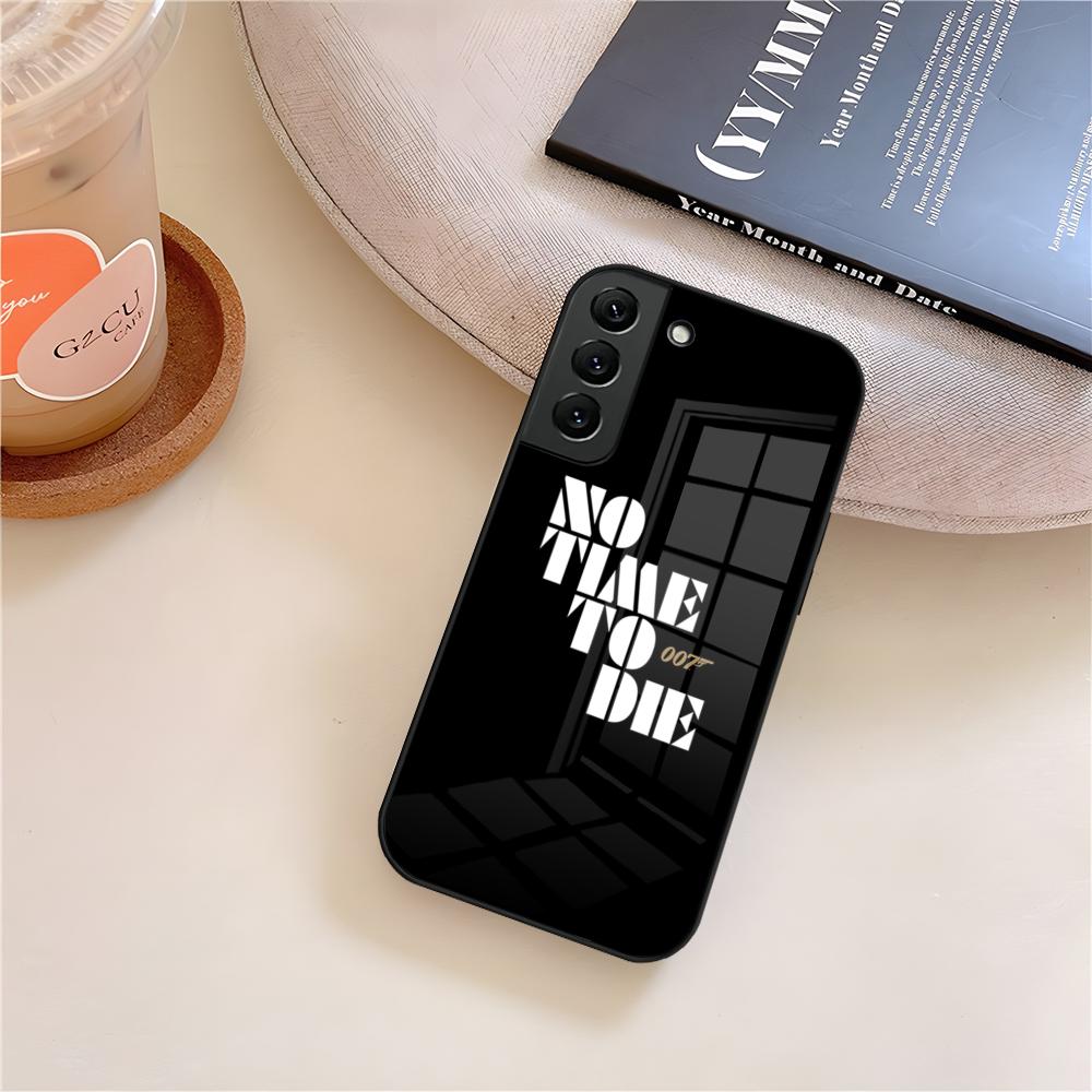 J-James B-BondES 0-007 Phone Case Glass For Samsung Galaxy S25 S23 S24 S21 S22 S20 Ultra Fe Plus A15 A14 Cover