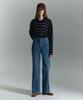 OIOI COLLECTION Women'S Bootcut Denim Pants [Sand Blue]