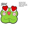 Funny Frog Emoticon Brooch Pin Cartoon Design Zinc Alloy Hand-Painted