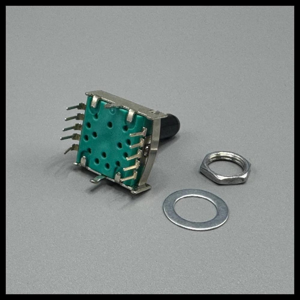 1 PCS RS17 Vertical 10 Pin Band Switch Induction Cooker Microwave Oven Gear Mode Switching Band Switch 6 Gear Rotary Band Switch