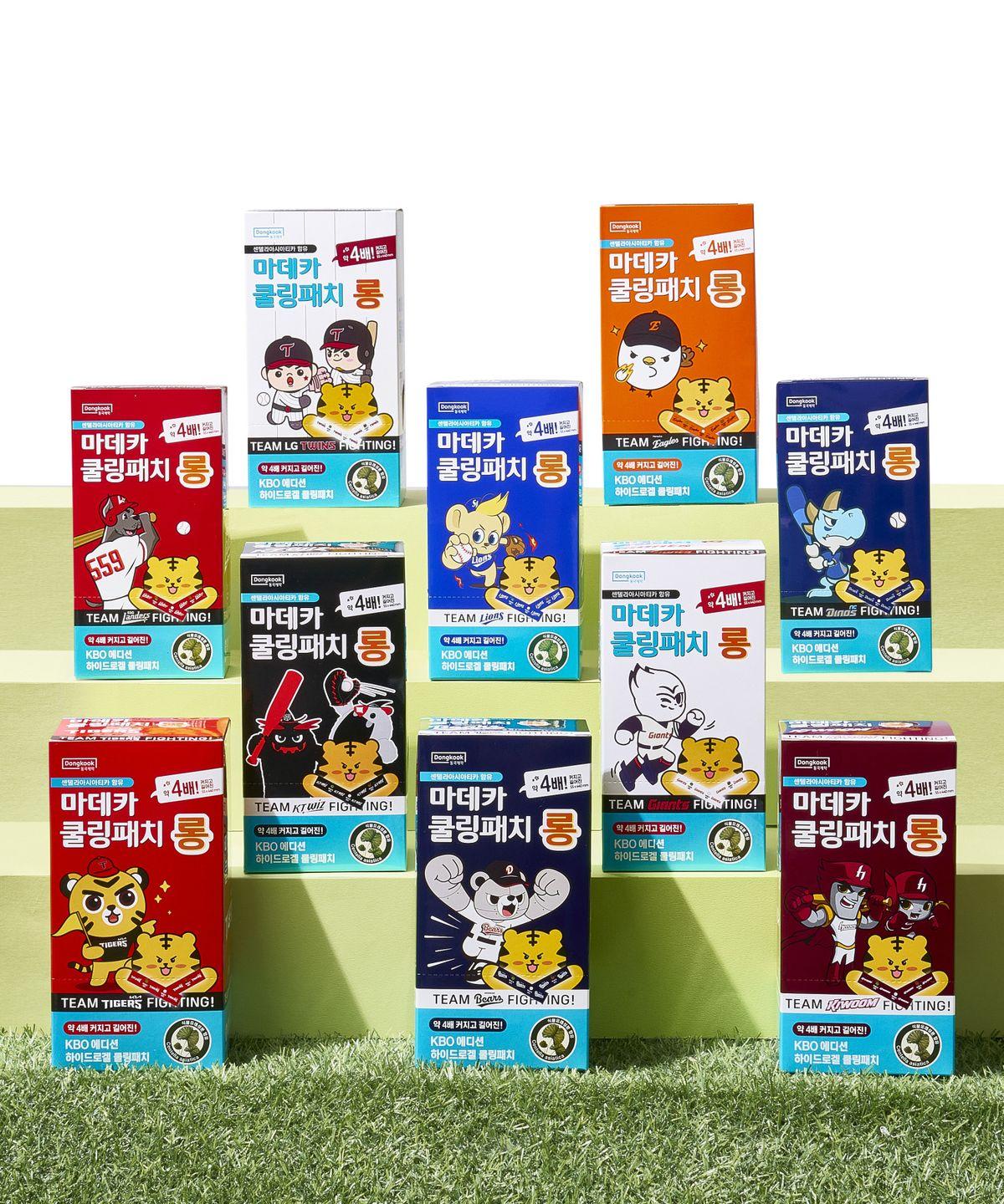 [KBO Edition] Madeca Cooling Patch Long 10-Pack (Select 1 of 10 Teams) [Doosan Bears] Cooling Patch 10 Sheets_009
