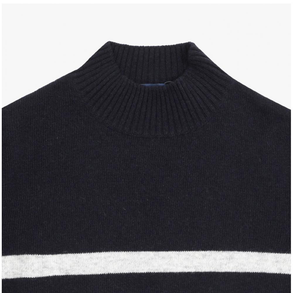 Saint JameS Lugano Stripe Women S Knit 4313 Navy griS