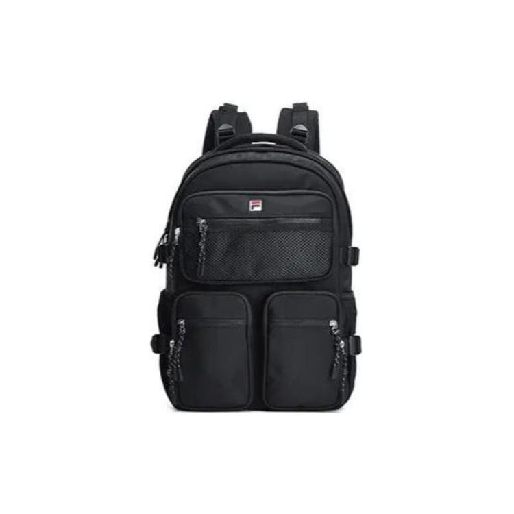 New FILA Fabric Laptop Backpack Regular Unisex Jet Black F13W329170FBK