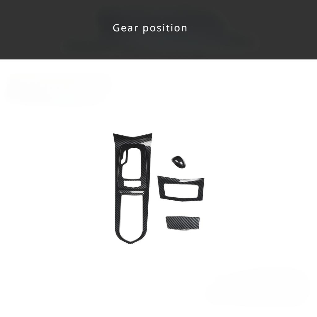 For Cadillac ATSL 2014 2015 2016 2017 Accessories ABS Carbon Fiber Style Decoration Car Interior Trim Stickers Center Console