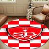 1PC Strength Brestois Emblem Round Rug for Livingroom,Bedroom, Palyroom, Chair Rug, Area Rug, Circle Carpet, Large Size Fan Christmas Gift