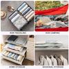 2-pack/1 Set Hand Rolled Travel Vacuum Storage Bag (no Need for An Air Pump) - Transparent Matte Design, Saving Space As A Compressed Storage Bag