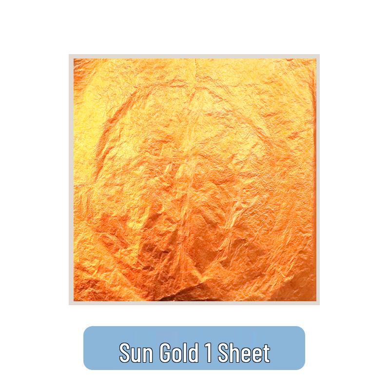 Handmade Colored Gold Foil Paper for DIY Craft and Rock Painting