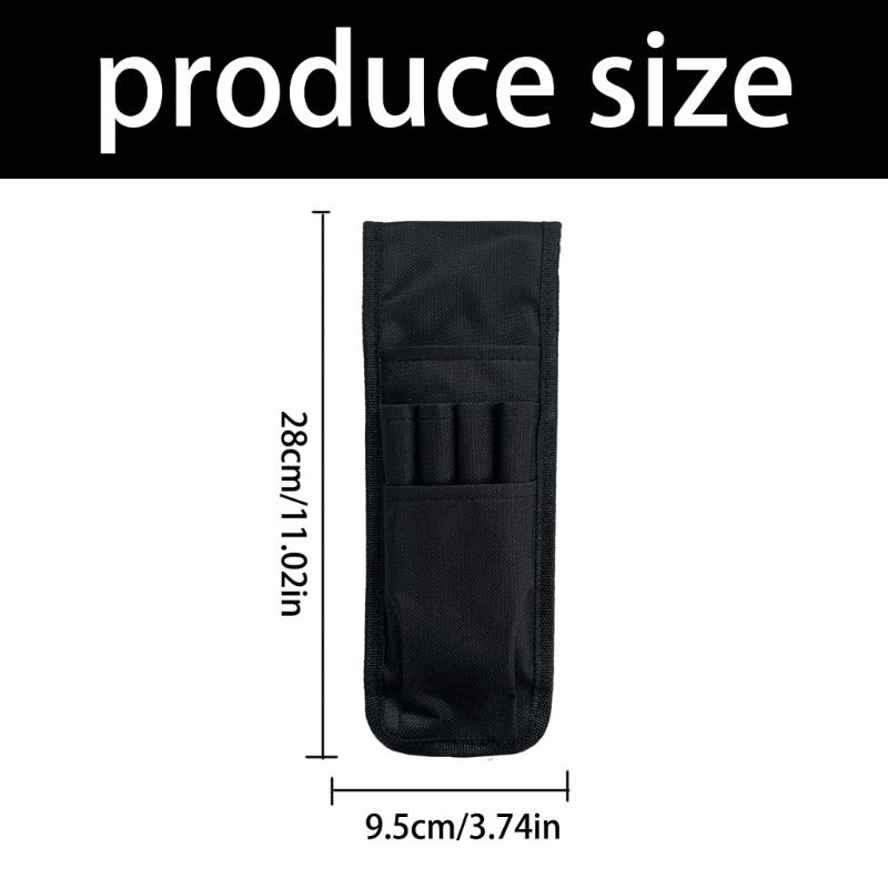 652F Przemysłowa saszetka na pas Torba na narzędzia Do noszenia śrubokrętów nożyczek kluczy Wykonana z odpornej na ścieranie tkaniny nylonowej