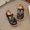 Spring Autumn New Arrival Girls Leather Shoes Fashion Kids Bow Princess Shoes Soft-Soled Mary Janes  Drop-shipping