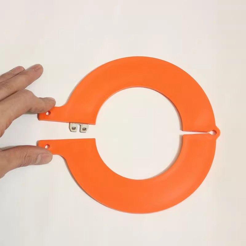 Self-Locking Wear-Resistant Excavator Bucket Pin Shim with Round Opening