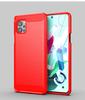For LG Q92 5G Case Rubber Bumper Anti-knock Silicone Carbon Fiber Cover For LG Q92 Q51 Q61 K40S Phone Case For LG Q92 5G Case