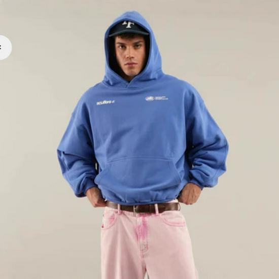 Hanorac Retro Unisex pentru Femei - Hanorac la Modă, Croială Largă