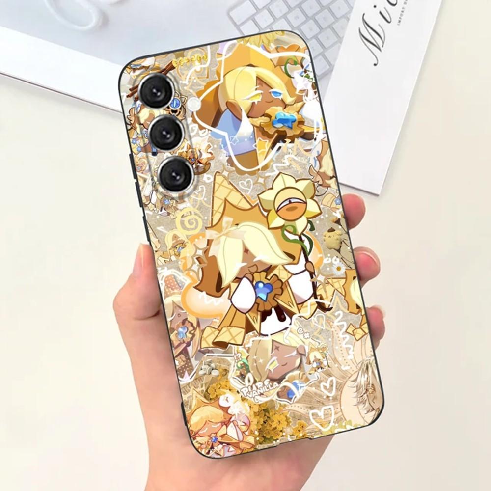 

Cookie Run Kingdom Phone Case Phone Case For Samsung S25,S24,S21,S22,S23,S30,Ultra,S20,Plus,Fe,Lite,Note,10,9,5G Black Cover Samsung S105G