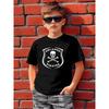 Europäische Größen Jungen Kurzarm-T-Shirt, Einzelstück, Bedrucktes Design Ohne Struktur