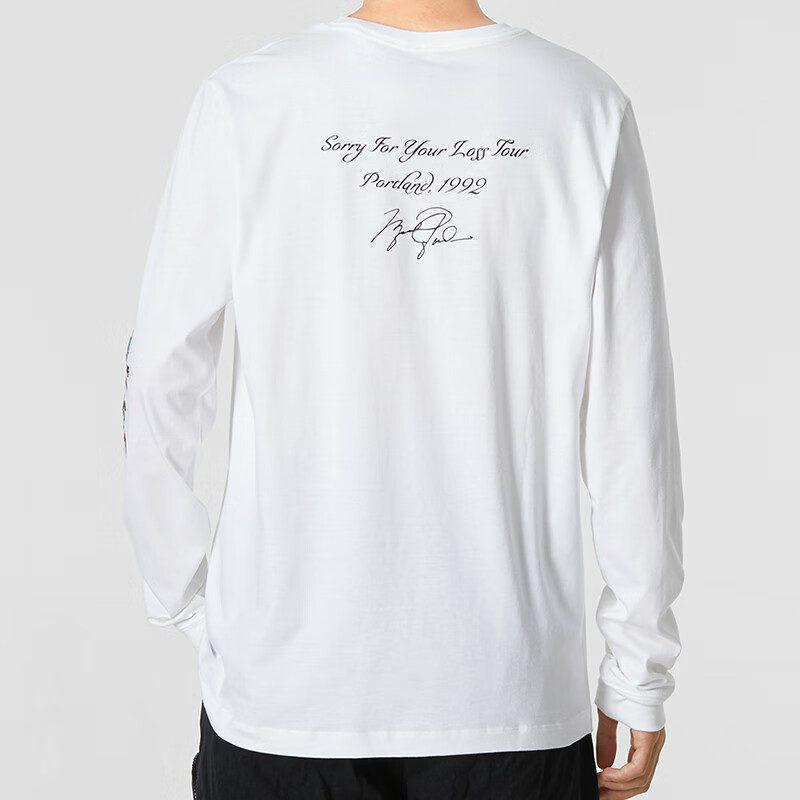 Jordan Sweatshirts Men's White Crew Neck Moderate Regular DQ7387-100