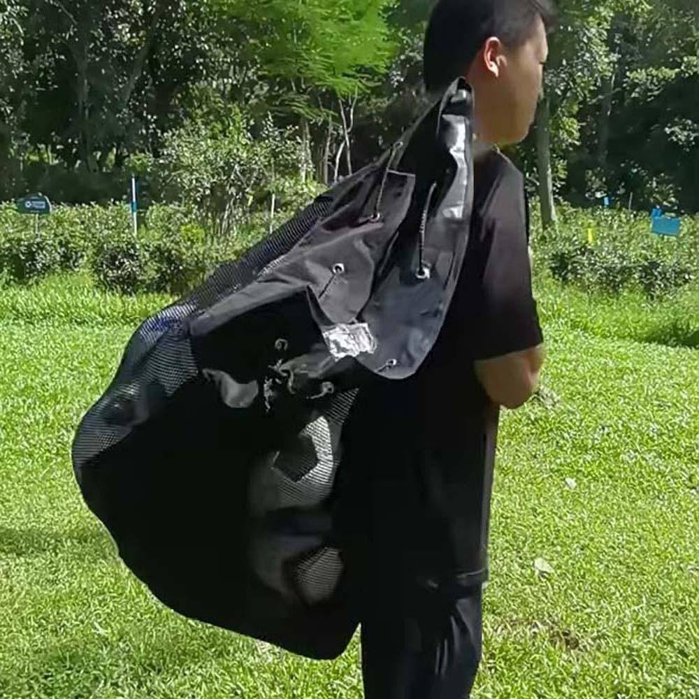 Large Capacity Balls Carry Shoulder Pouch Durable Basketballs Mesh Bag  Camping