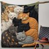 Soft Throw Blanket Creative Pattern Decorative Throw Blanket New All Season Blanket  Camping