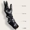 Men's and Women's Touch Screen Leather Gloves Are Warm, Waterproof, Windproof, and Thickened with Fleece for Outdoor Motorcycle Riding In Winter
