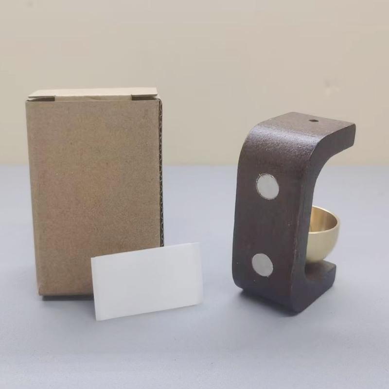 Dopamine-Style Magnetic Wooden Doorbell: Chinese-Inspired Wind Chime for Shop Entrances