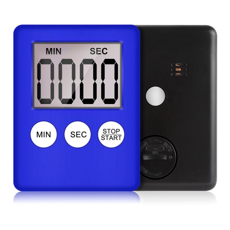 Magnet Kitchen Cooking Timers LCD Digital Screen Kitchen Timer Square Cooking Timer Count Up Countdown Alarm Clock For Kitchen
