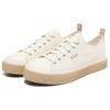 FILA Layer Canvas Abrasion Resistant Low top Skateboard Shoes Unisex Beige 1XM01938E_920