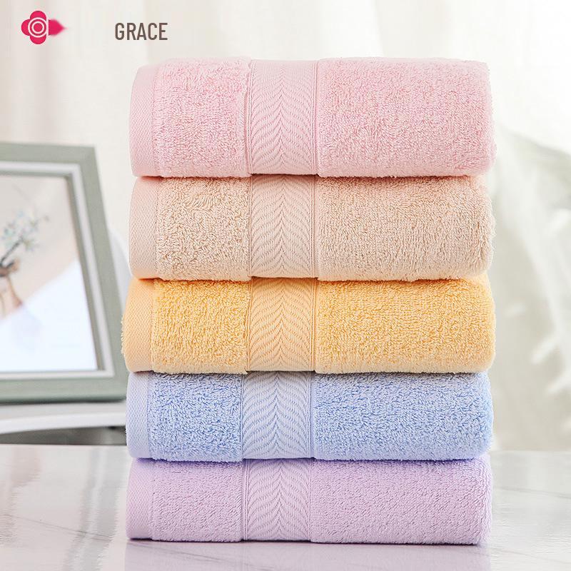Jie Liya Pure Cotton Soft Absorbent Washcloth for Adults, Men & Women - Model 6732