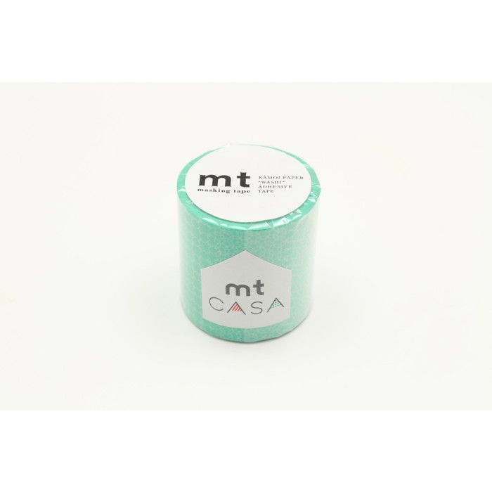 Masking Tape MT Casa Traditionnel 5 Cm Lagon - Motif Lignes Vert