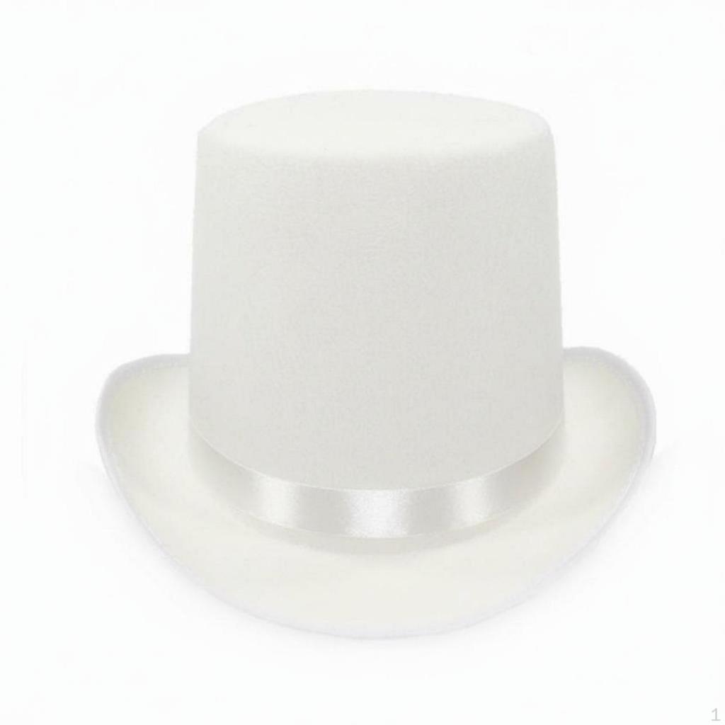 Black Top Hat Stage Performance Magician Sorcery Show Prop for Cosplayers, Entertainers,