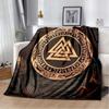 Die Vikings Fashion Blanket-Lightweight Flannel Throw for Sofa and Bed ,Digital Printed Blanket with Soft & Worm Flannel Fabric