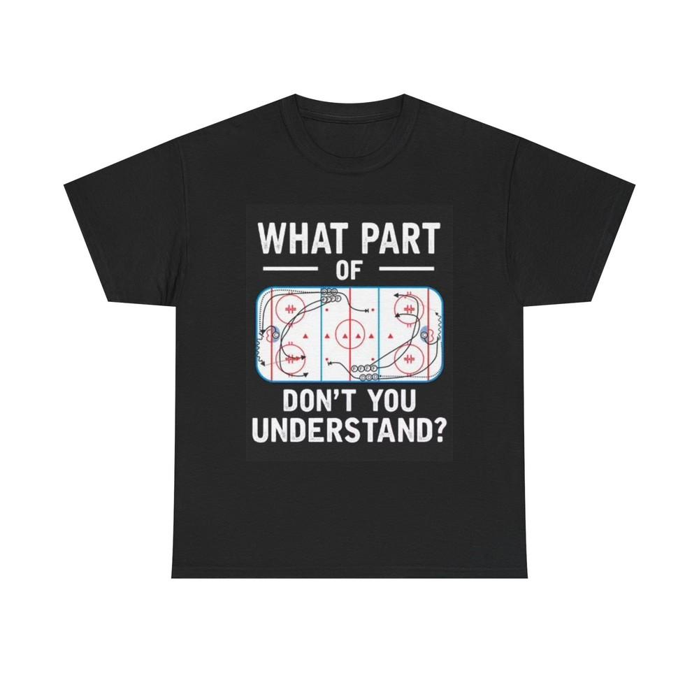 Funny Hockey Graphic T Shirt Sports Coaching Unisex Heavy Cotton Tee Unisex T-Shirt XXL