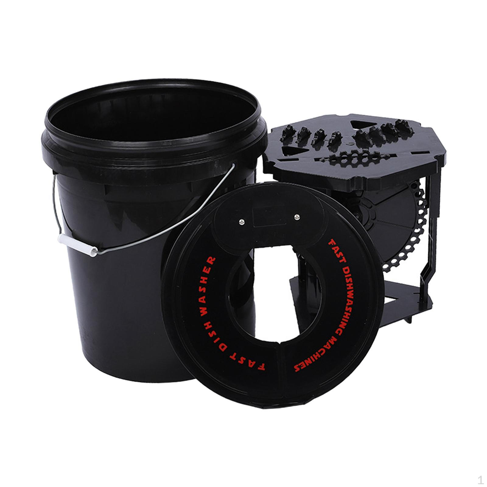 

Auto Buffing Pad Washer Tools Wash Bucket Small Automotive Portable Cleaning Washing for Foam