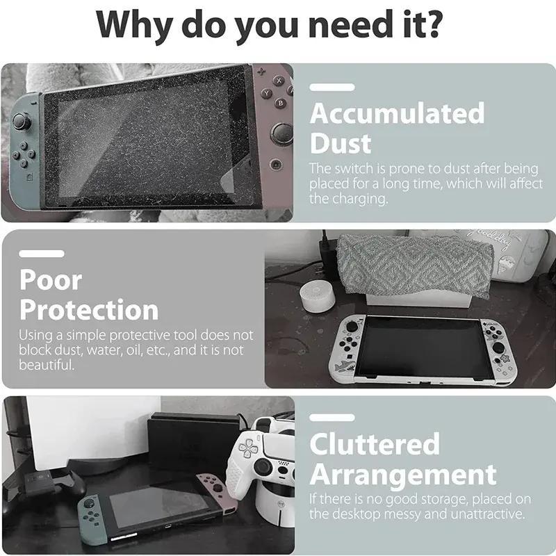 Display Box Host Dust Cover Drop-proof Base Protective Shell For Nintendo Switch 2 Luminous Base Acrylic Host Shell