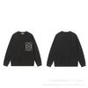 Autumn/Winter Unisex Luxury Low Letter Jacquard Knit Sweater - Versatile Round Neck