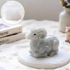 Lying Sheep Shaped Silicone Craft Mold Easy Demold Non-Stick for DIY Home Desktop Decor Soap Candle Resin Making