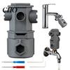 Wrench Tool Set with Tight Spaces All In One Faucet Set, Compact Multi-Size Disassembly Shut-off Valve Tools, Durable Plumbing Repair Kit for Bathroom