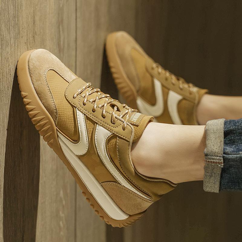 New autumn retro soft-soled leather Forrest Gump running board shoes casual sports shoes