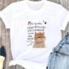 Women's Summer Short-sleeved T-shirt, Fashionable and Trendy, Comfortable and Breathable, Printed Pattern T-shirt