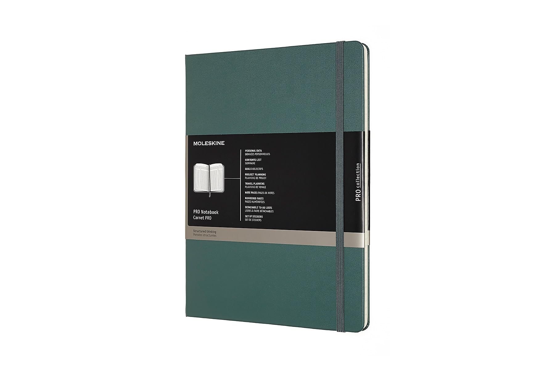 

Moleskine Notebook PRO Notebook Hard Cover XL Forest Green PROPFNTB4HK19